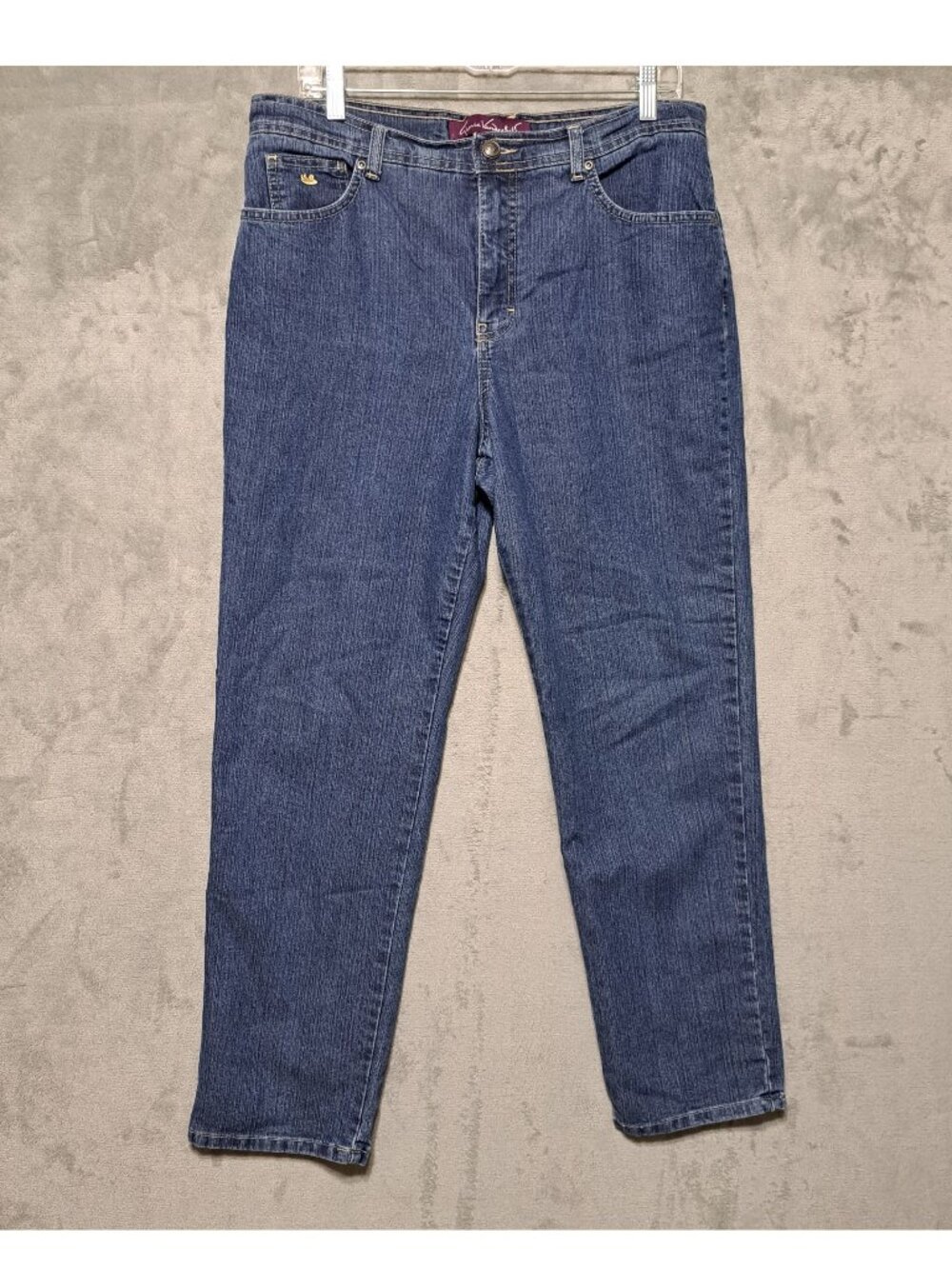Gloria Vanderbilt 14 Short Jeans Blue Hi Rise Tapered Vintage Casual